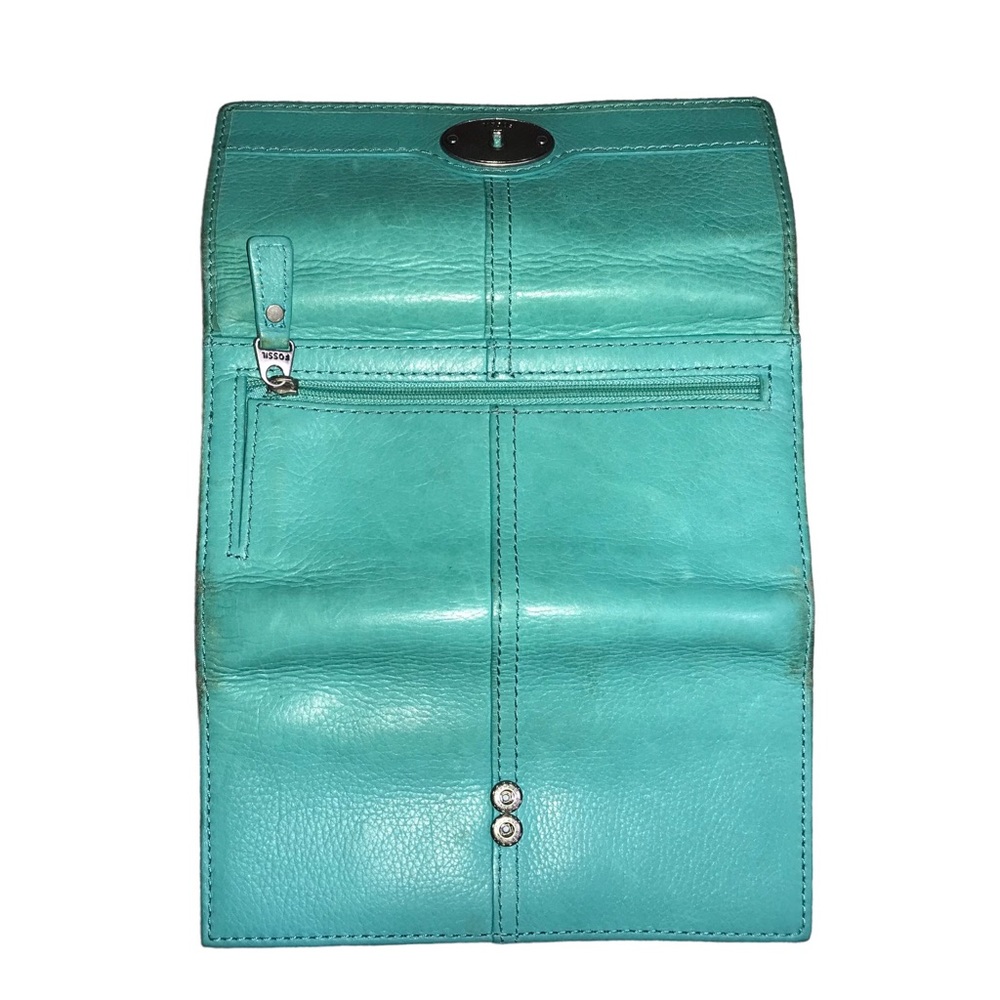 Turquoise Color Fossil Wallet - image 5